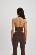 Kahve Halter Top